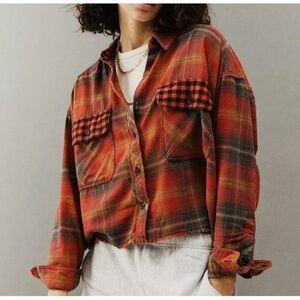 BDG Urban Outfitters Rayne Boxy Flannel Shirt